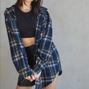 Black and Blue Flannel Small